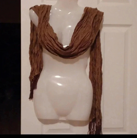 🍭🌹brown color scarf - Picture 3 of 4